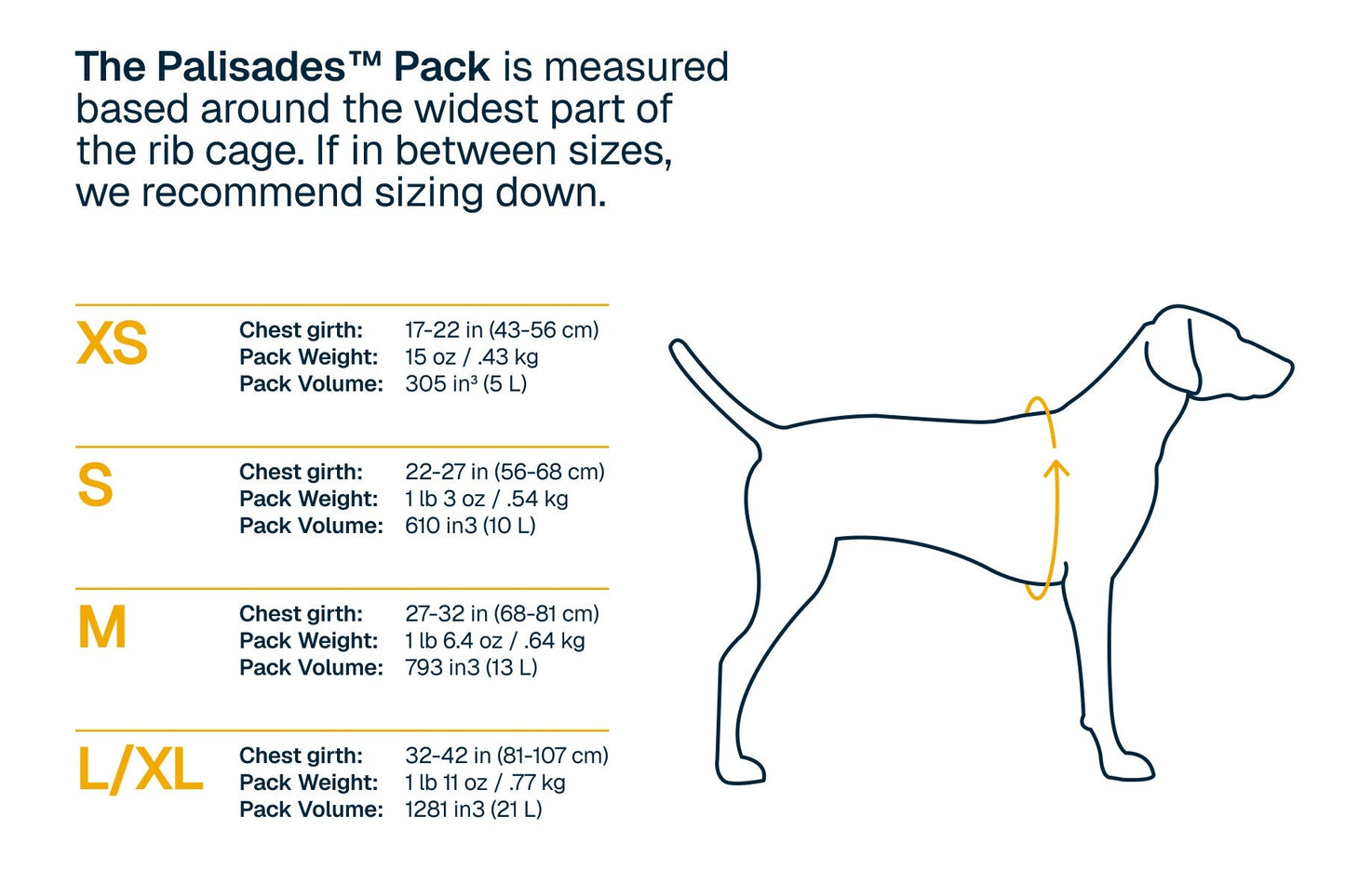 PalisadesTM Pack